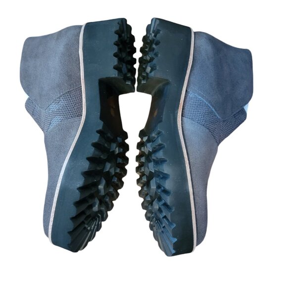 All Black Womens Nu Banded Gray Ankle Boots Shoes 36.5 Medium - Picture 5 of 14